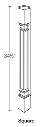 Concord Park Avenue White - POST-S-CR